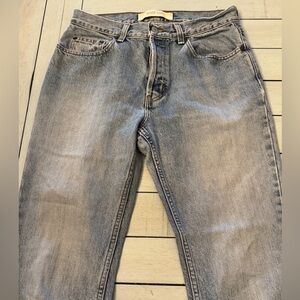 GAP | Y2K denim jeans loose fit Boot Cut button fly | Sz 8 Ankle
